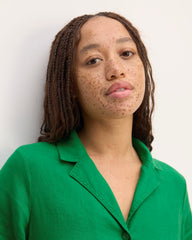 womens-linen-shirt-dress-grass-green