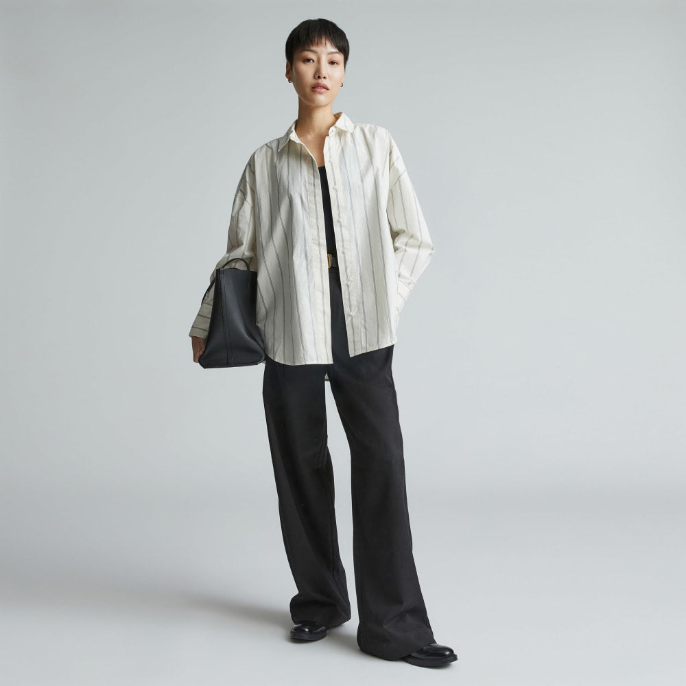 womens-oversized-poplin-shirt-black-canvas-tan
