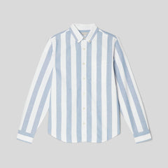 mens-organic-oxford-shirt-mazarine-blue-bone | alt