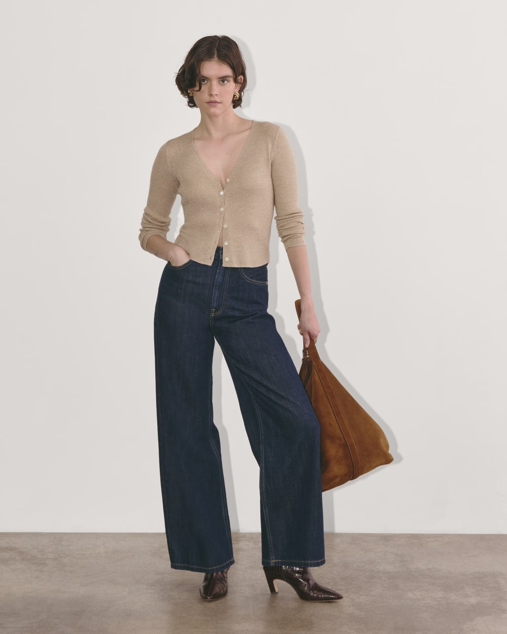 womens-lurex-merino-ribbed-cardigan-gold