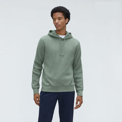 mens-waffle-hoodie-lily-pad | primary