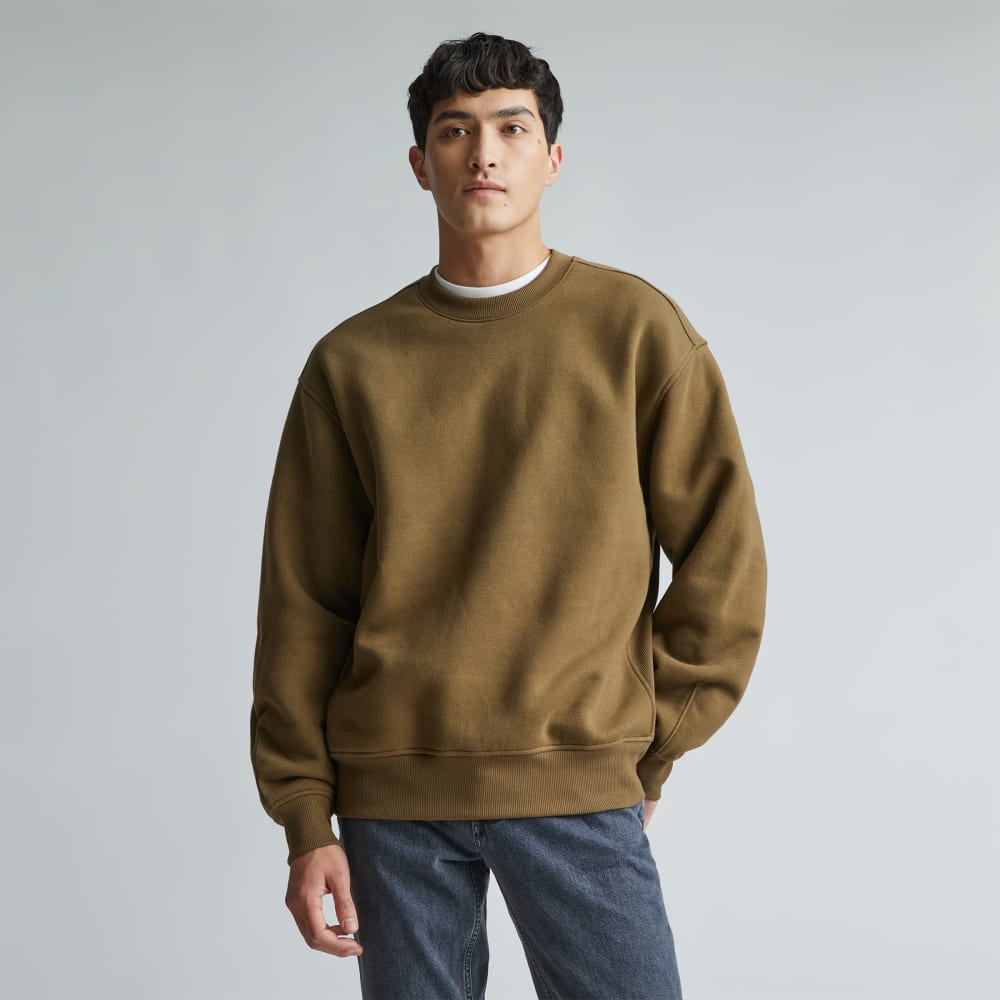 mens-re-track-crewneck-sweatshirt-beech | primary