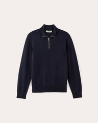 mens-qrtrzip-cashmere-navy | alt