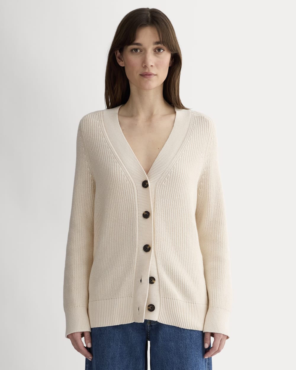 womens-cotton-v-neck-cocoon-cardigan-canvas | primary