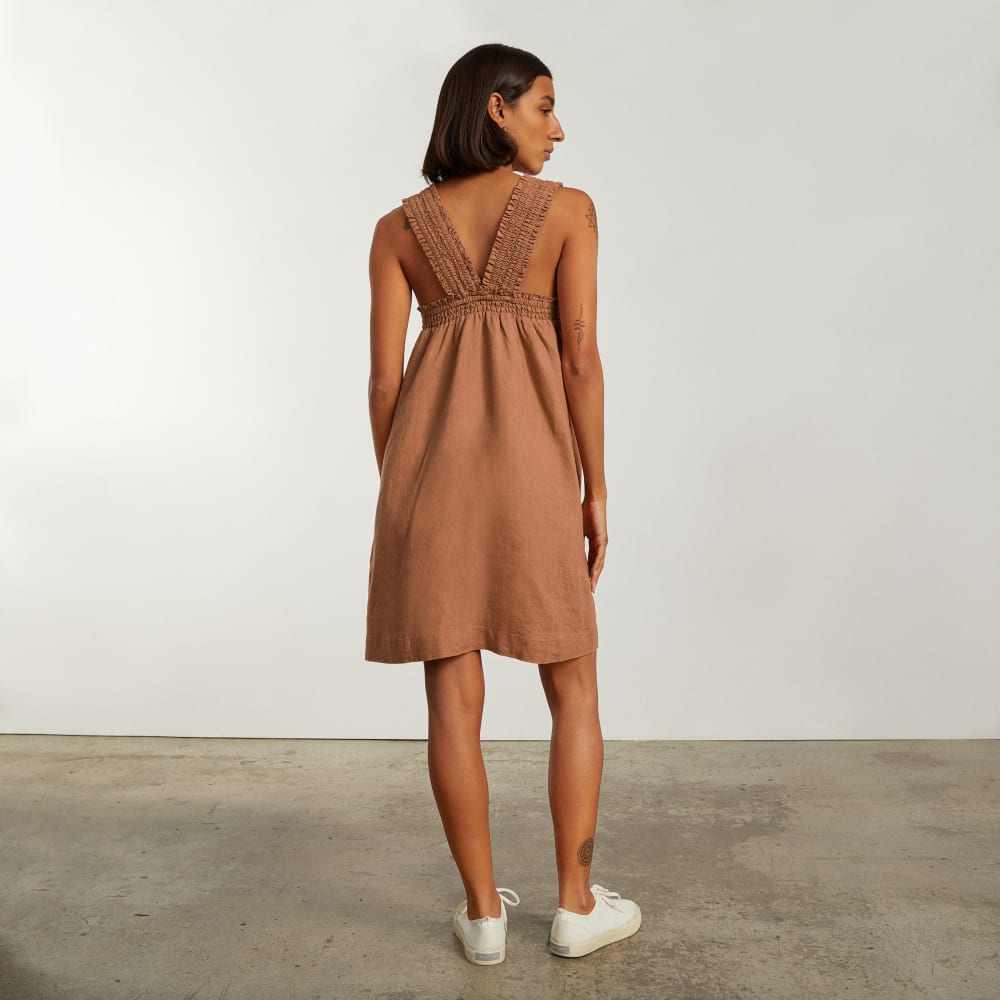 womens-smocked-linen-dress-tawny-brown