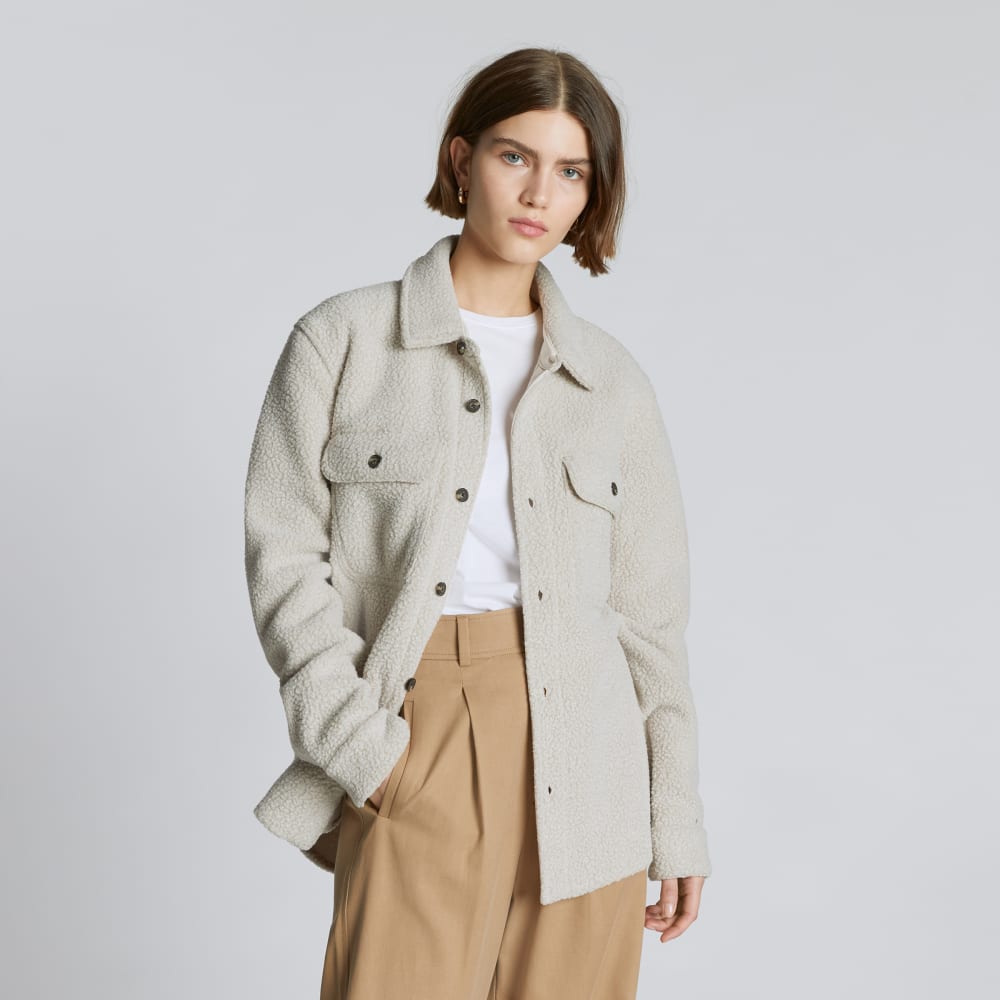 unisex-renew-fleece-everyone-overshirt-oat | primary