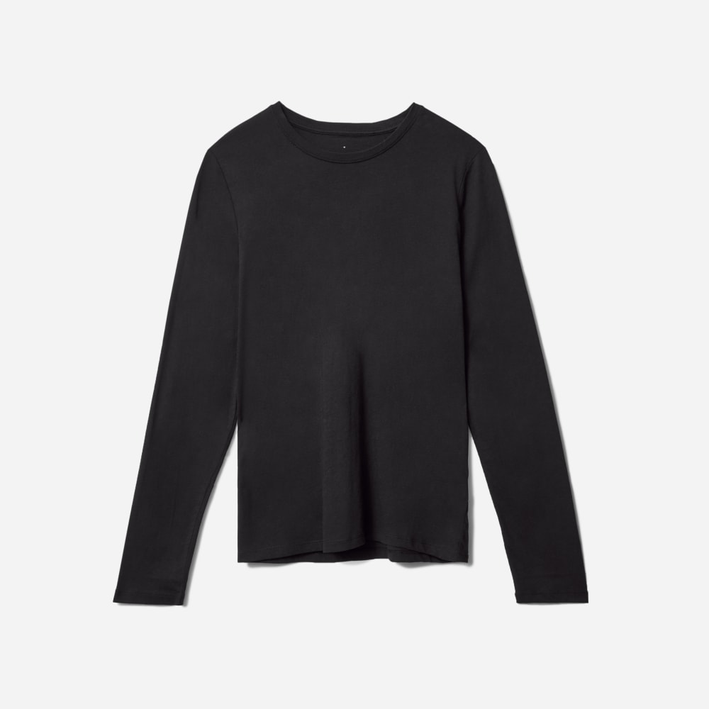 womens-organic-cotton-slim-ls-crew-black | alt