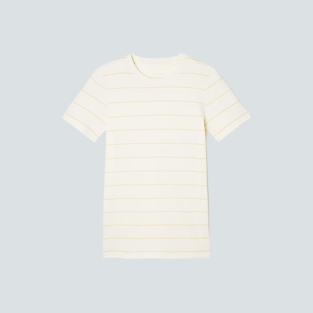 womens-organic-cotton-crew-yellow-white | alt