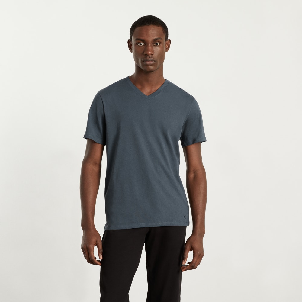 mens-organic-cotton-v-neck-tee-dark-slate | alt