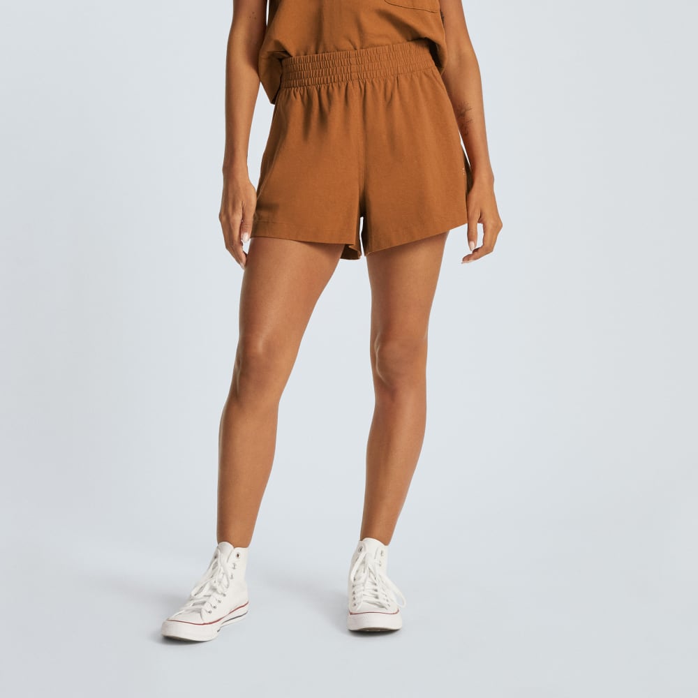 womens-retro-jersey-short-tawny-brown | primary