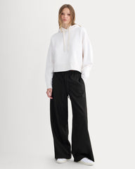 womens-cropped-luxe-fleece-hoodie-bone