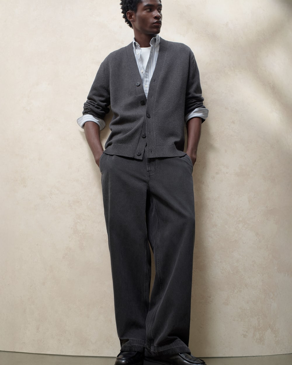 mens-cardigan-everyday-cotton-heathered-soot | editorial