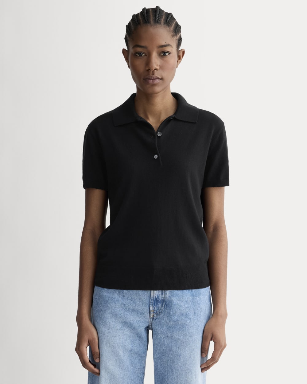 womens-polo-cotton-cashmere-black | primary