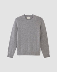 mens-felted-merino-crew-neck-sweater-heathered-mid-grey | alt