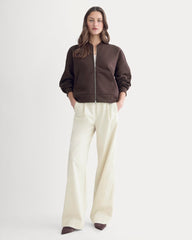 womens-fleece-bomber-jacket-dark-chocolate