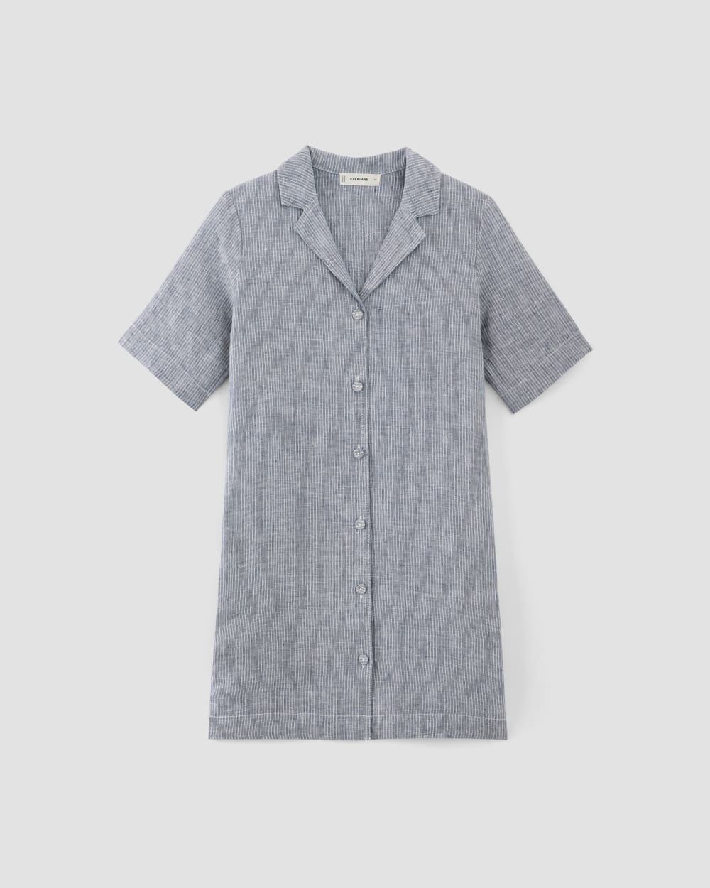 womens-linen-ss-shirt-dress-white-blue | alt