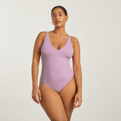 womens-v-neck-one-piece-lilac | primary