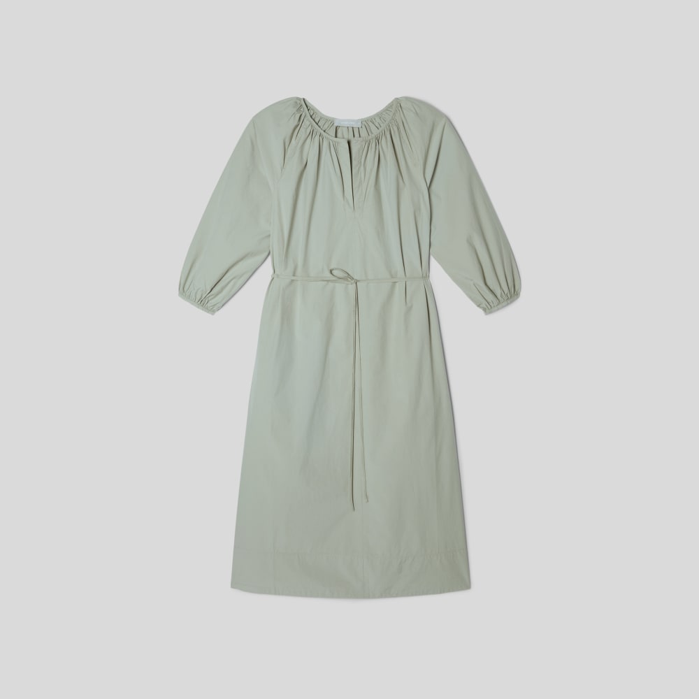 womens-raglan-sleeve-poplin-dress-seagrass | alt