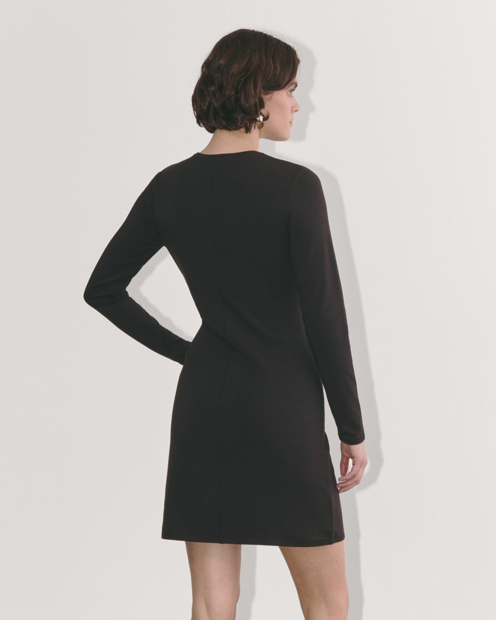 womens-form-mini-long-sleeve-dress-black