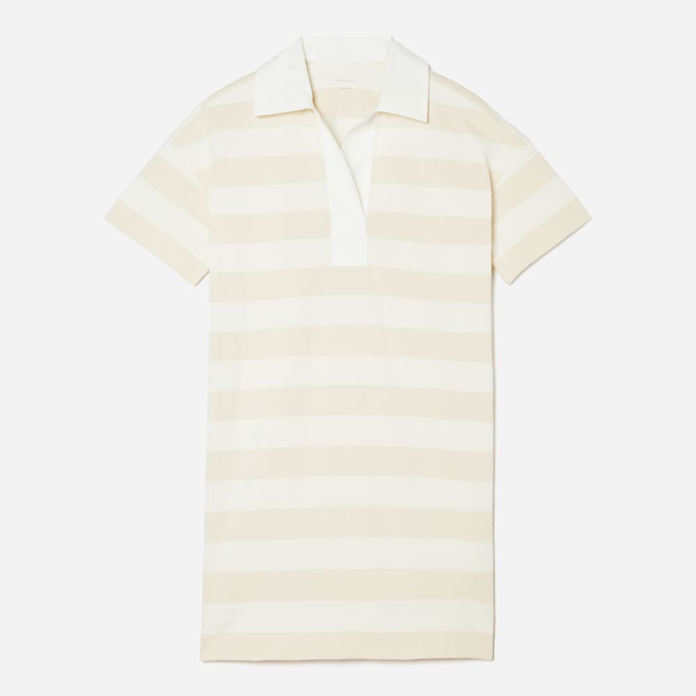 womens-organic-cotton-polo-dress-beech-bone | alt