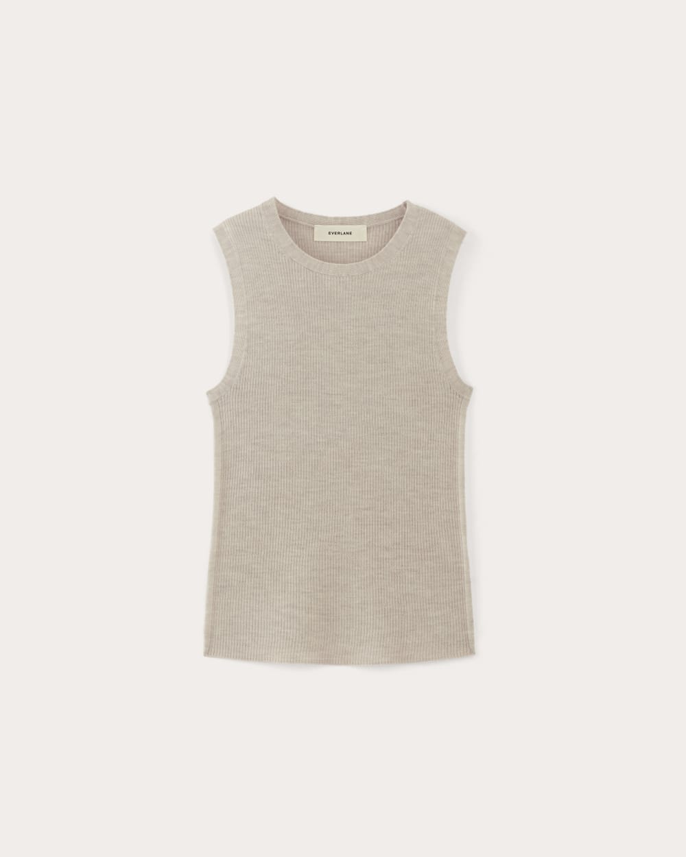 womens-ultrafine-merino-ribbed-shell-tank-heather-oatmeal | alt