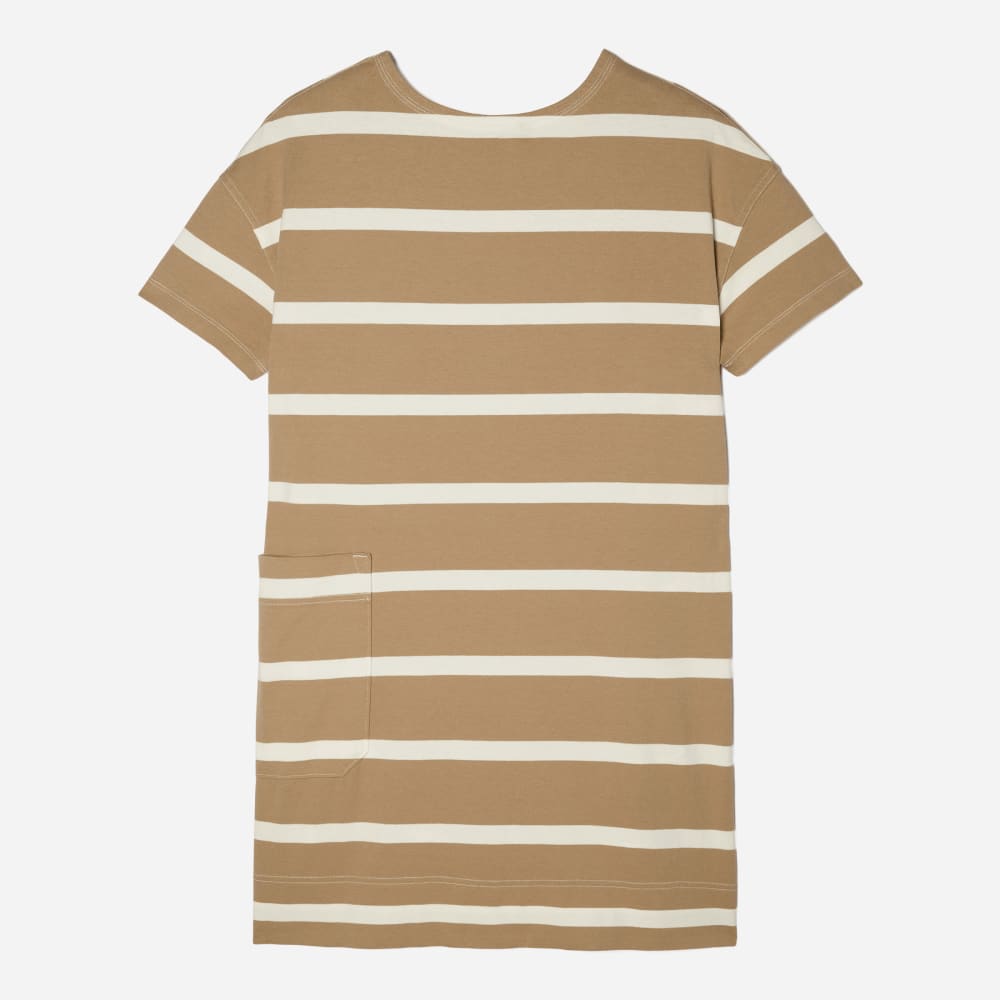 womens-oversized-mariner-dress-coffee-tan | alt