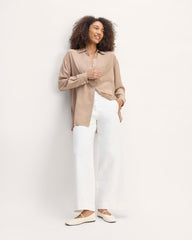 womens-washable-silk-oversized-shirt-chanterelle