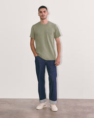 mens-premium-weight-pocket-tee-heather-sage-green