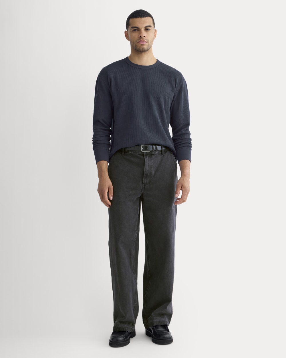 mens-thermal-cozy-waffle-crew-navy