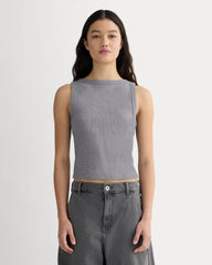 womens-selfie-boatneck-tank-heather-grey | primary