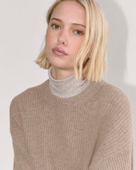 womens-wool-cashmere-cocoon-crew-sweater-oatmeal | alt