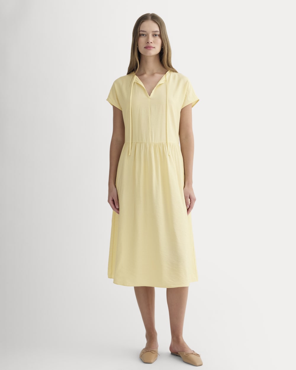 womens-midi-dress-softluxe-banana-crepe | primary