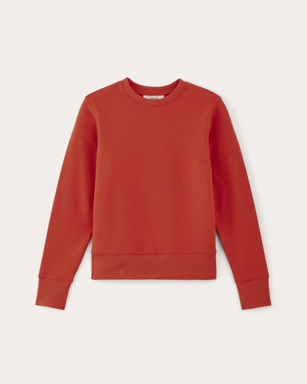 womens-french-terry-relaxed-crewneck-poppy-red | alt