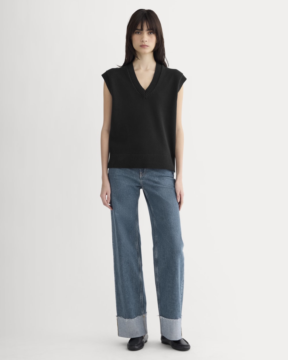 womens-boxy-vest-in-everyday-cotton-black