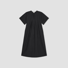womens-poplin-caftan-dress-black | alt