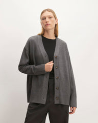 womens-organic-cotton-cardigan-heathered-charcoal | primary