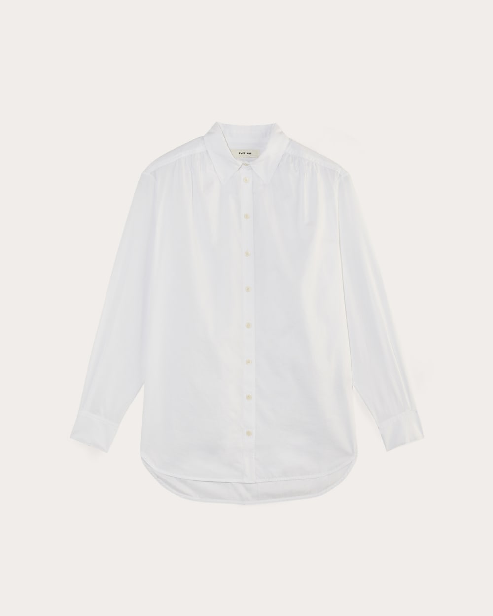 womens-gathered-shirt-silky-cotton-white | alt